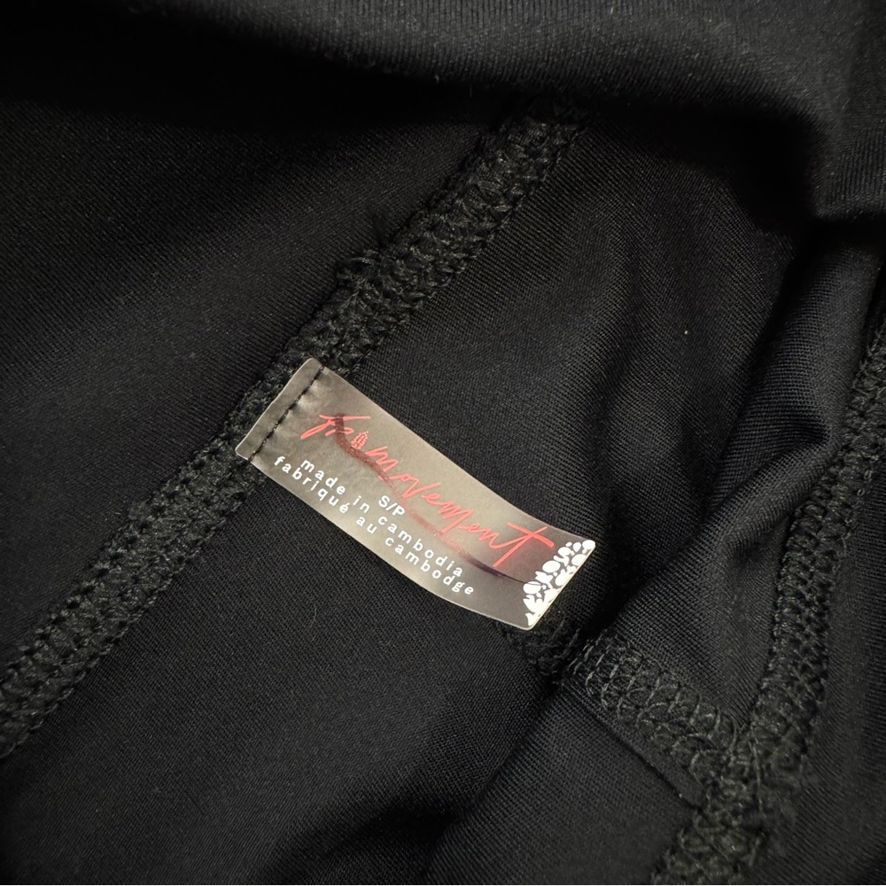 Fp Movement By Free People Fitted Shorts Island Time Shorts Black Sz S Coastal - Picture 14 of 16